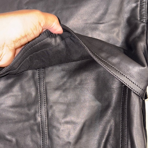 Vince Lamb Leather Cropped Trench - Picture 7 of 14